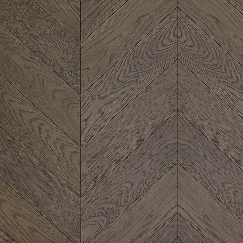 Oak Chevron Nordic S Lava Grey