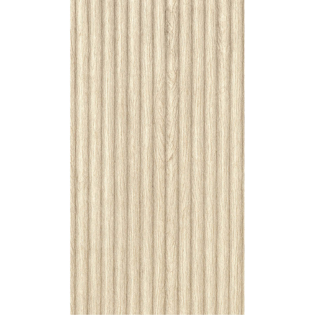 Crude Wood Ripple Board Light yellow