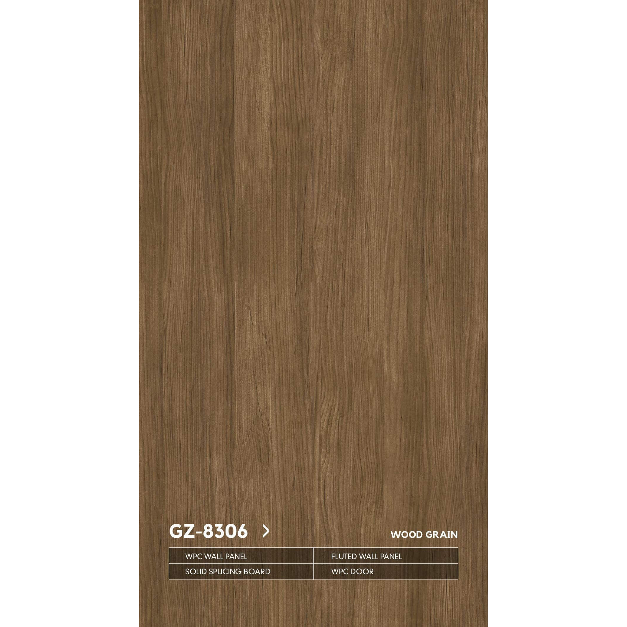 WPC GZ-8306 со скрытым швом древесная серия