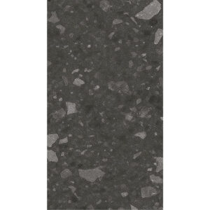 Terrazzo Rough Stone Dark grey