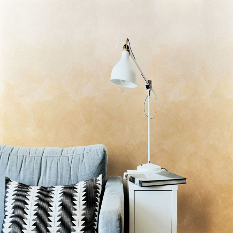 Гладкий шелк с переходом цвета